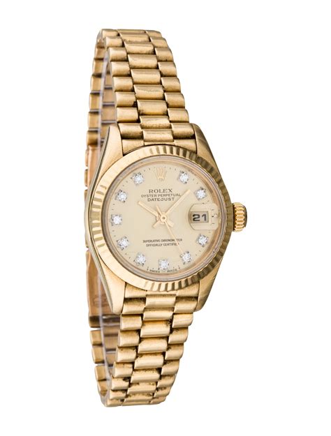 rolex 18k oyster perpetual datejust.